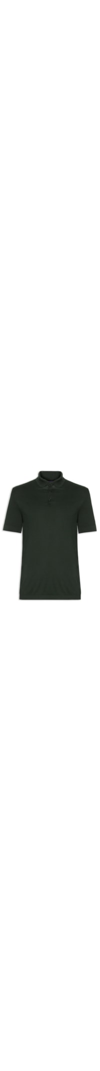 Polo Masculina Tricot - Verde