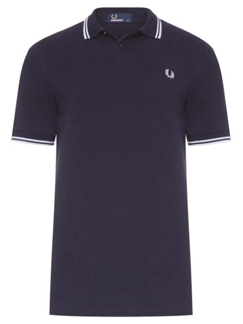 Polo Masculina Twin Tipped – Azul