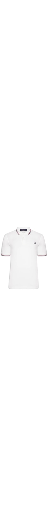 Polo Masculina Twin Tipped - Branco