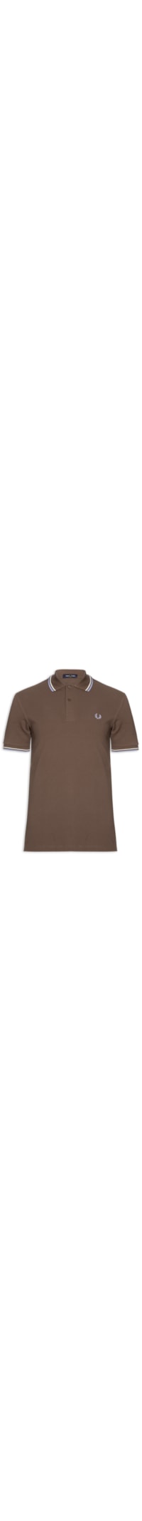 Polo Masculina Twin Tipped - Marrom