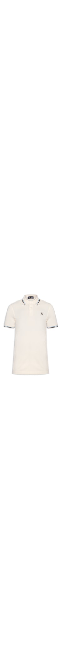 Polo Masculina Twin Tipped - Off White