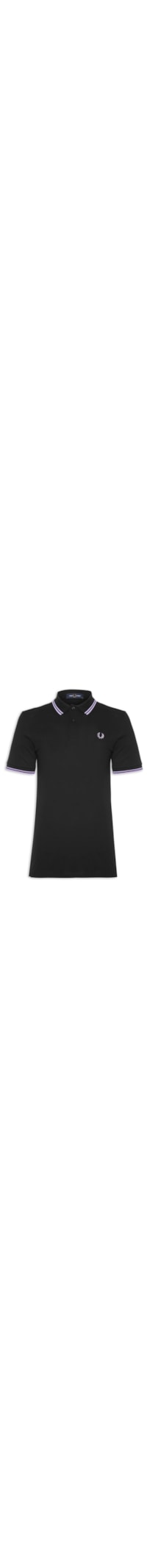 Polo Masculina Twin Tipped - Preto
