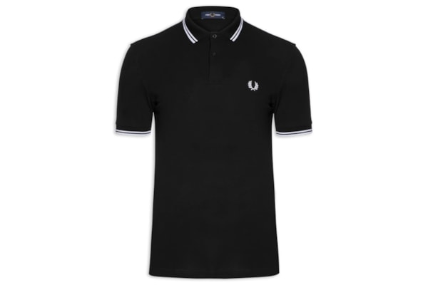 Polo Masculina Twin Tipped - Preto