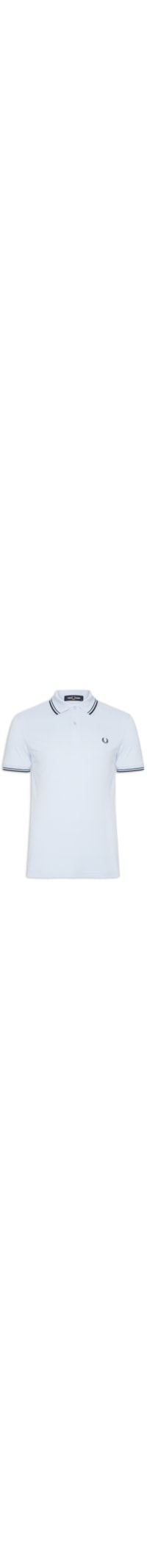 Polo Masculina Twin Tipped Regular Fit - Azul
