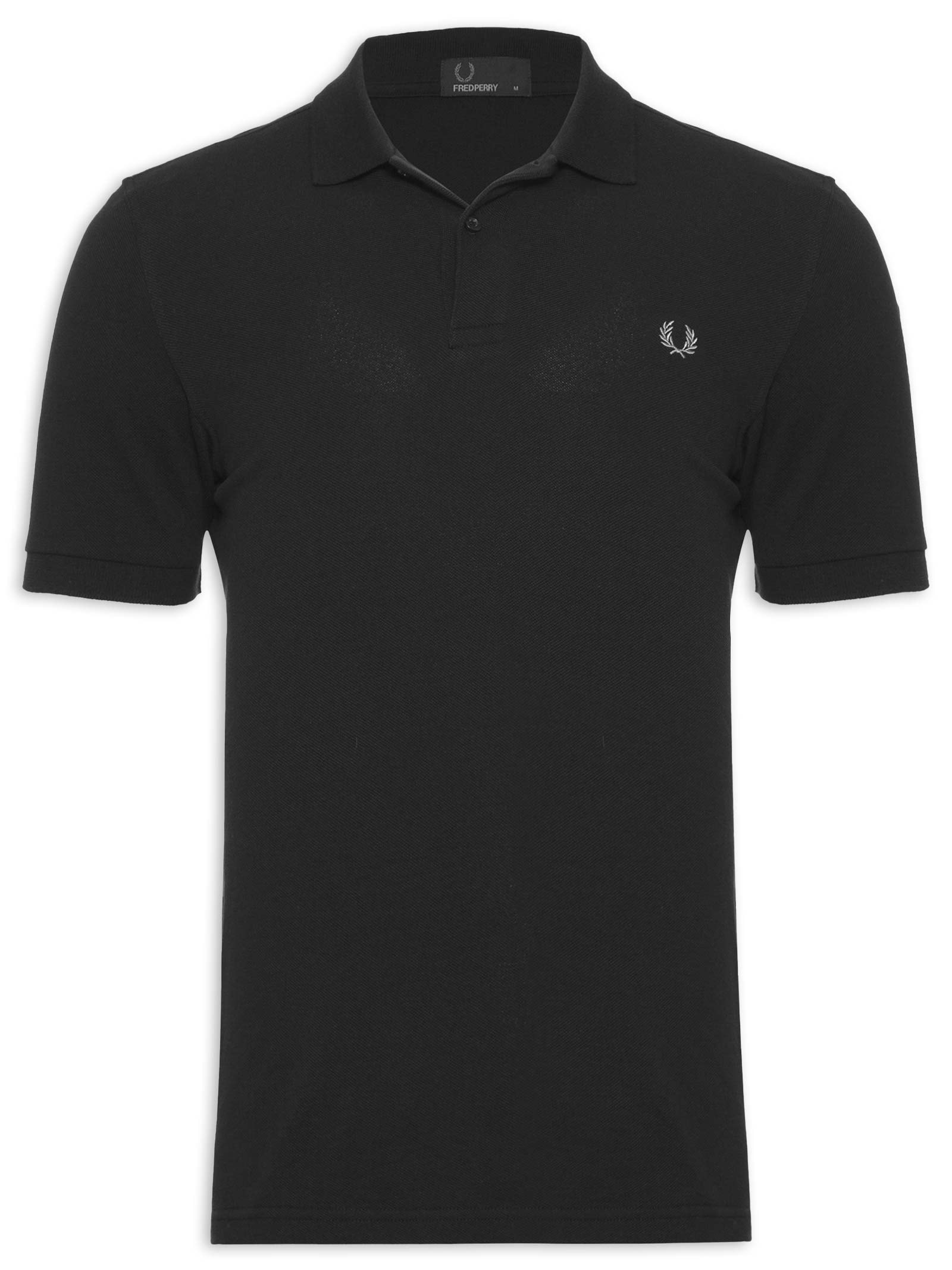 Polo Masculina Twin Tipped Shirt Preto Fred Perry