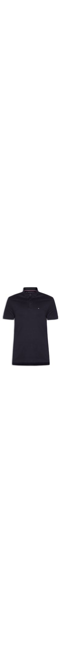 Polo Masculina Vista Coberta Regular Fit Em Algodão - Azul