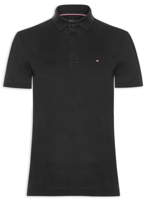 Polo Masculina Vista Coberta Regular Fit – Preto