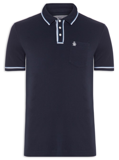 Polo Masculina Vivos – Azul