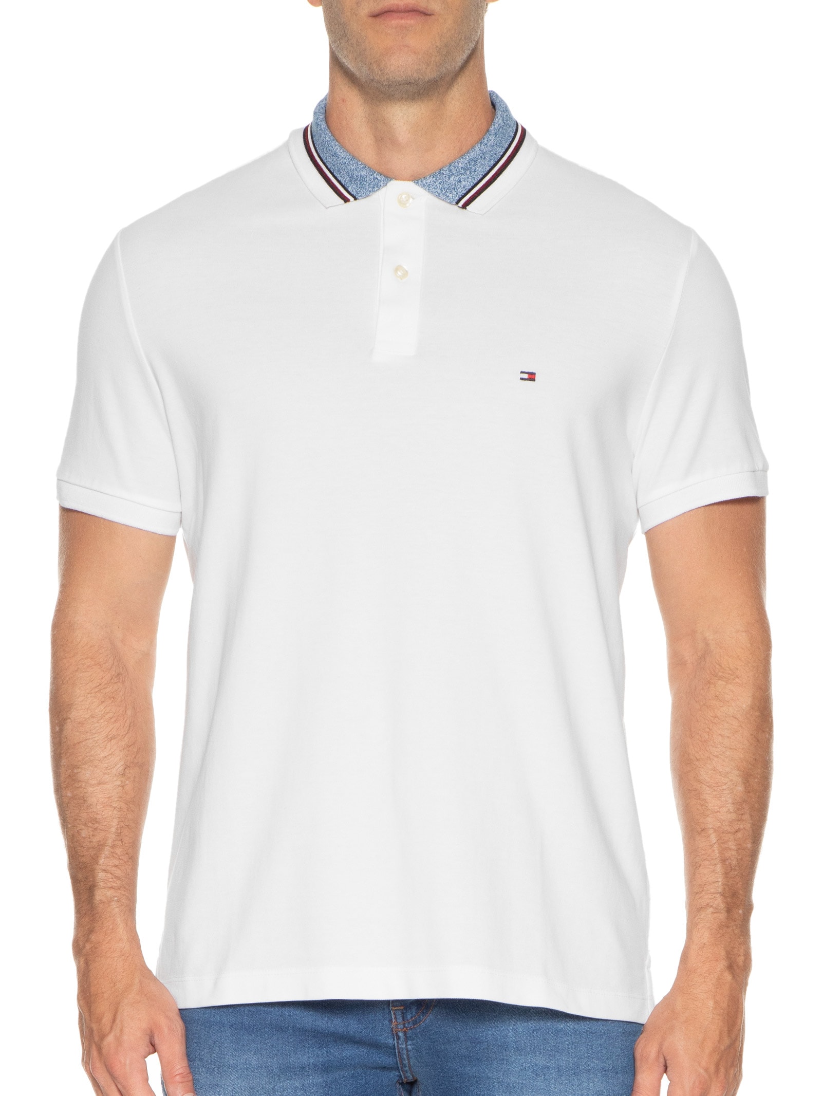 Blusa Feminina Ombro Único com Drapeados Marrom Tommy Hilfiger