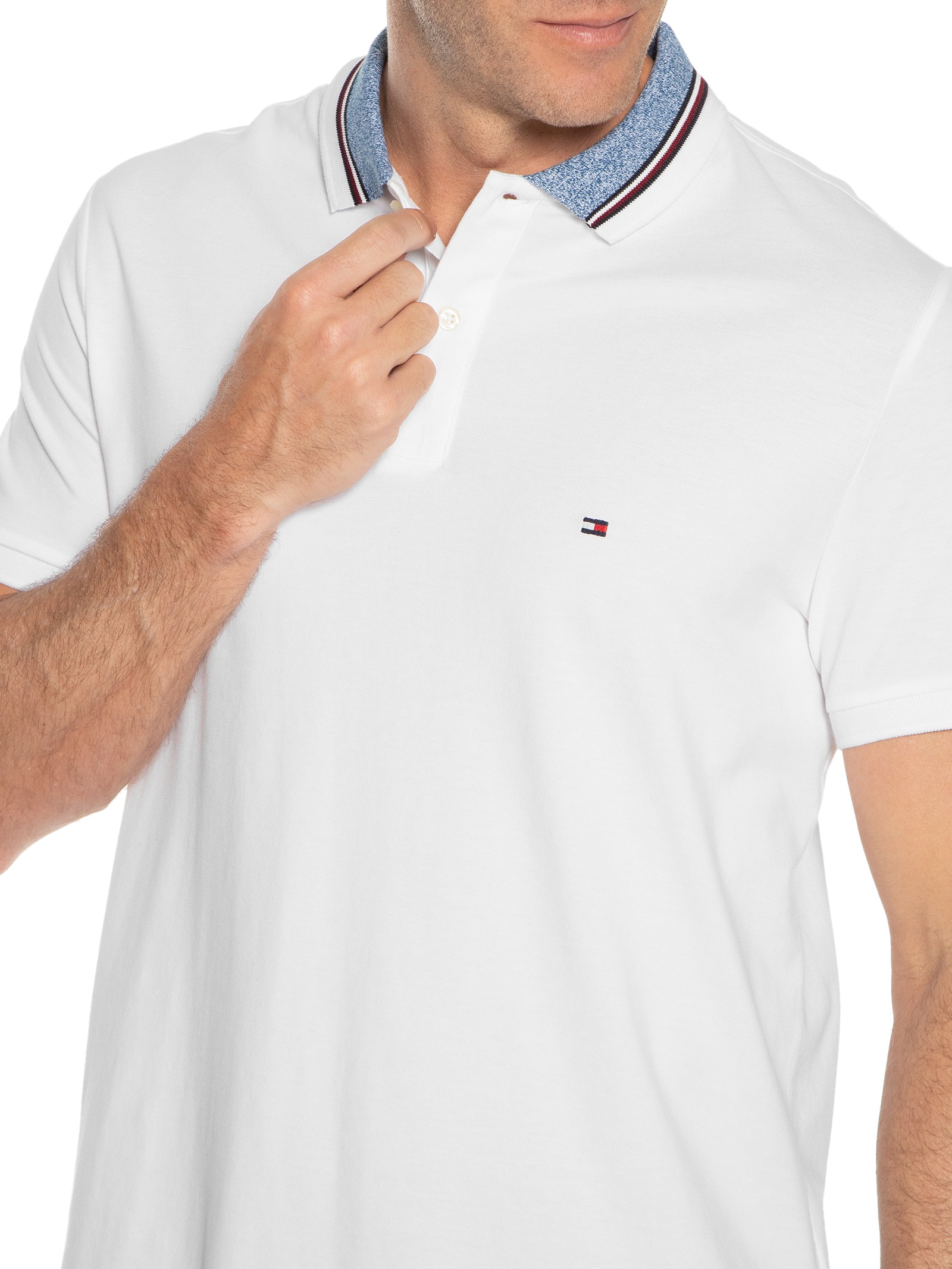 Blusa Feminina Ombro Único com Drapeados Marrom Tommy Hilfiger