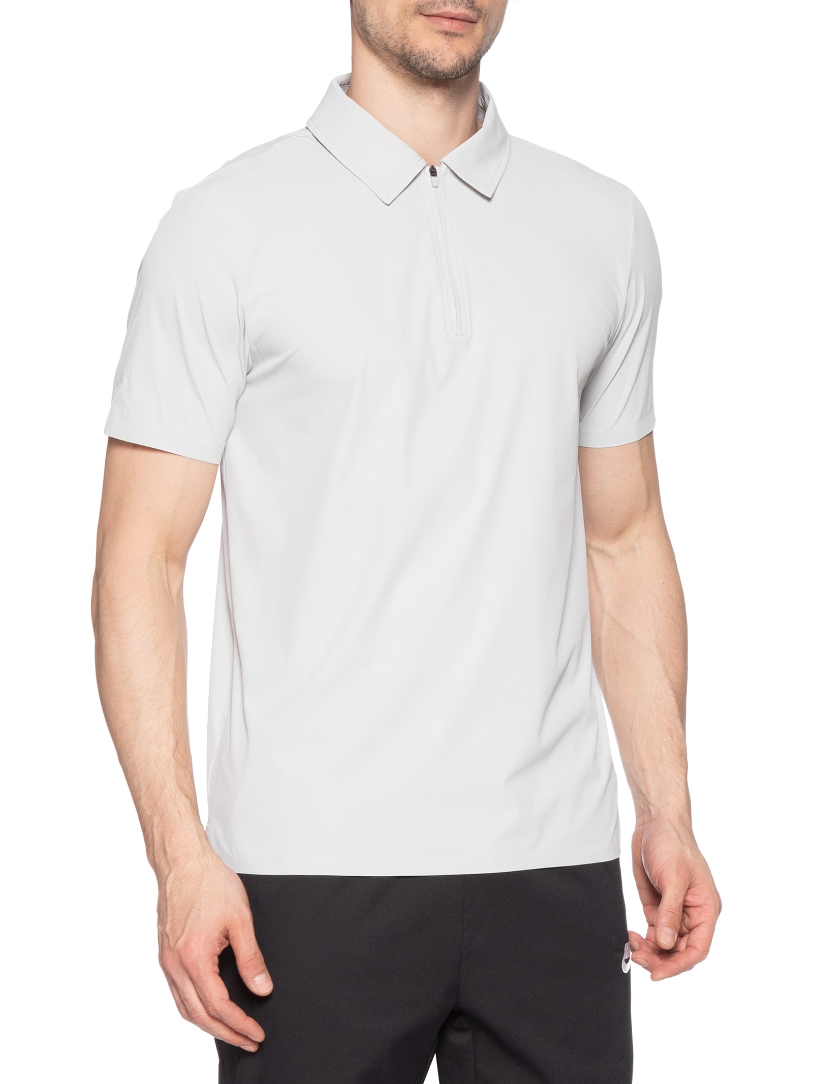 Polo Masculina Zip Comfy Men Cinza Live!