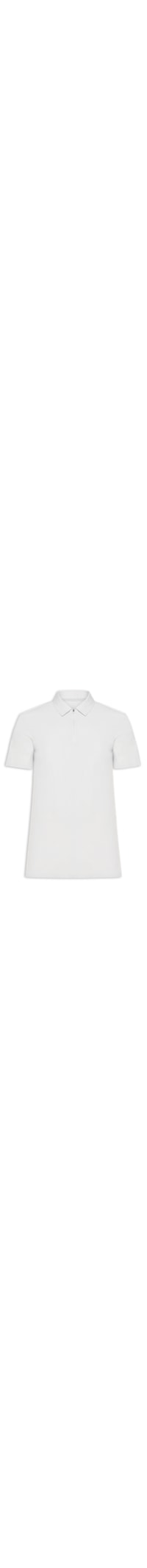 Polo Masculina Zip Comfy Men - Cinza
