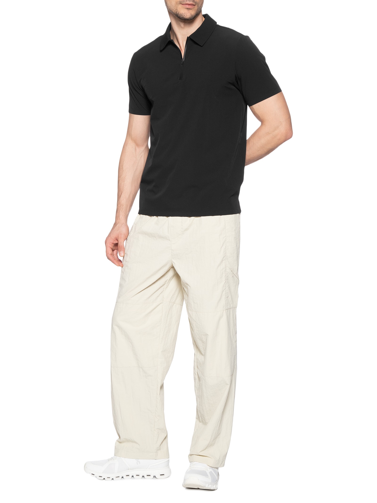 Polo Masculina Zip Comfy Men Preto Live!