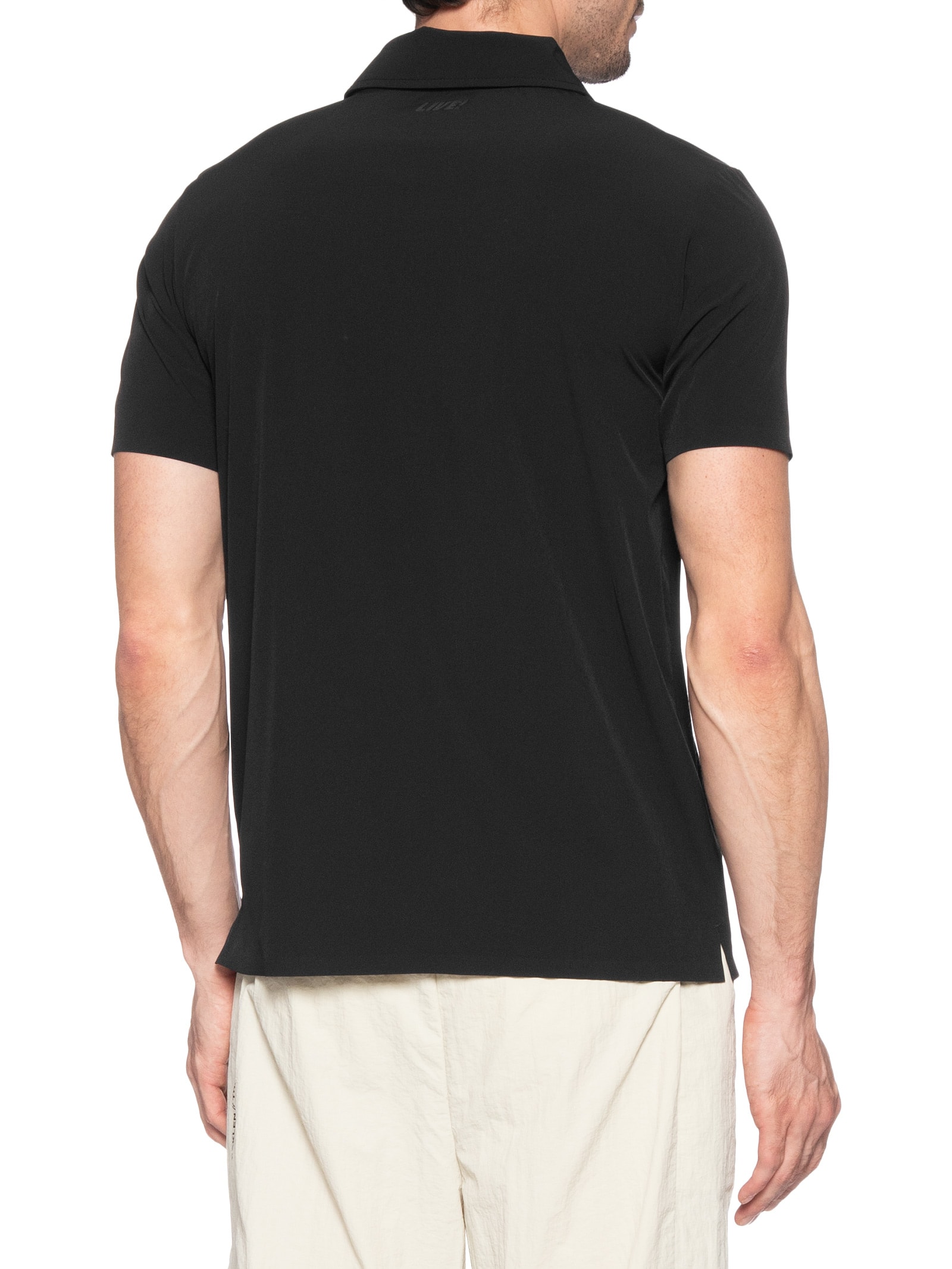 Polo Masculina Zip Comfy Men Preto Live!