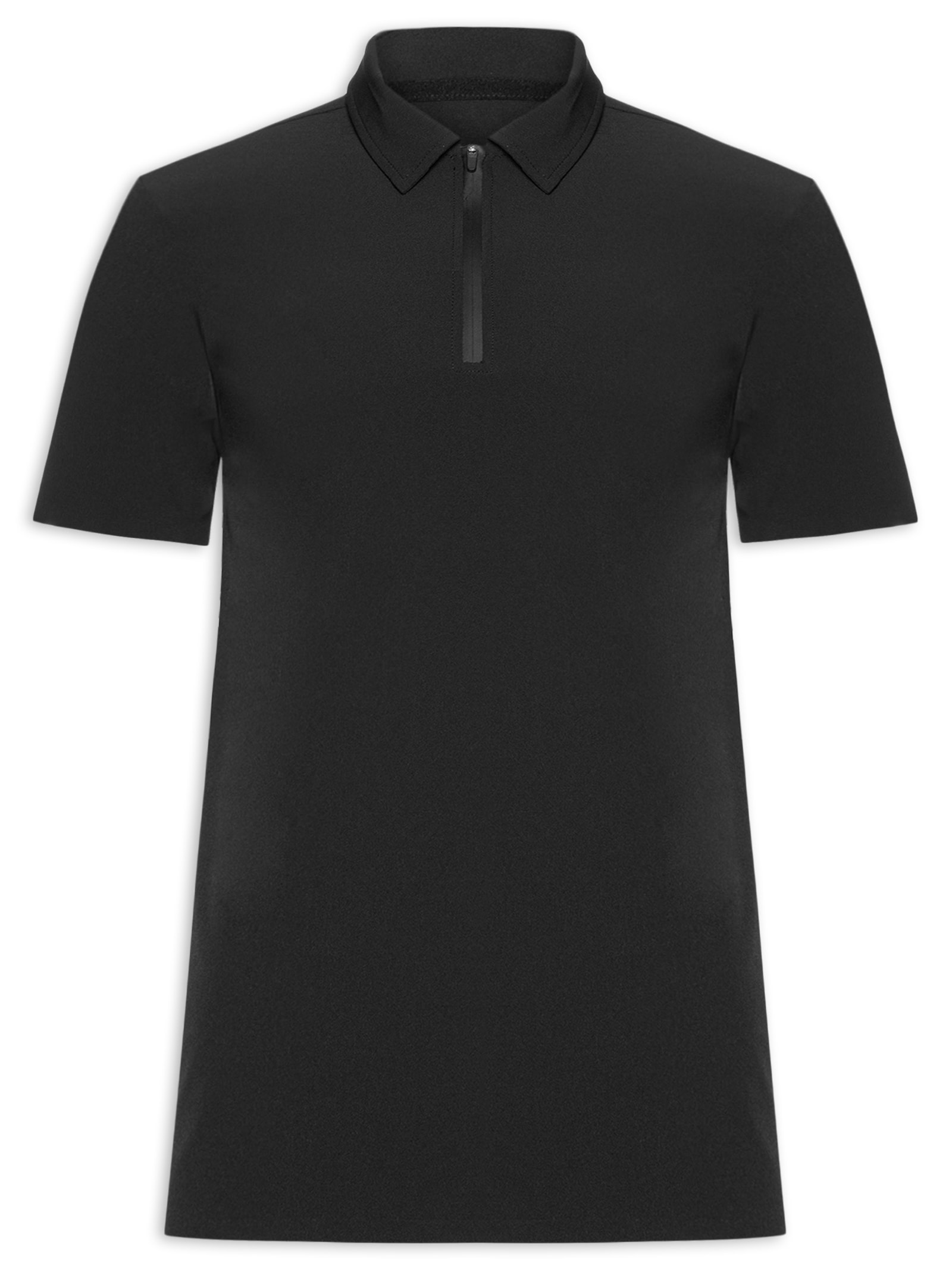 Polo Masculina Zip Comfy Men Preto Live!