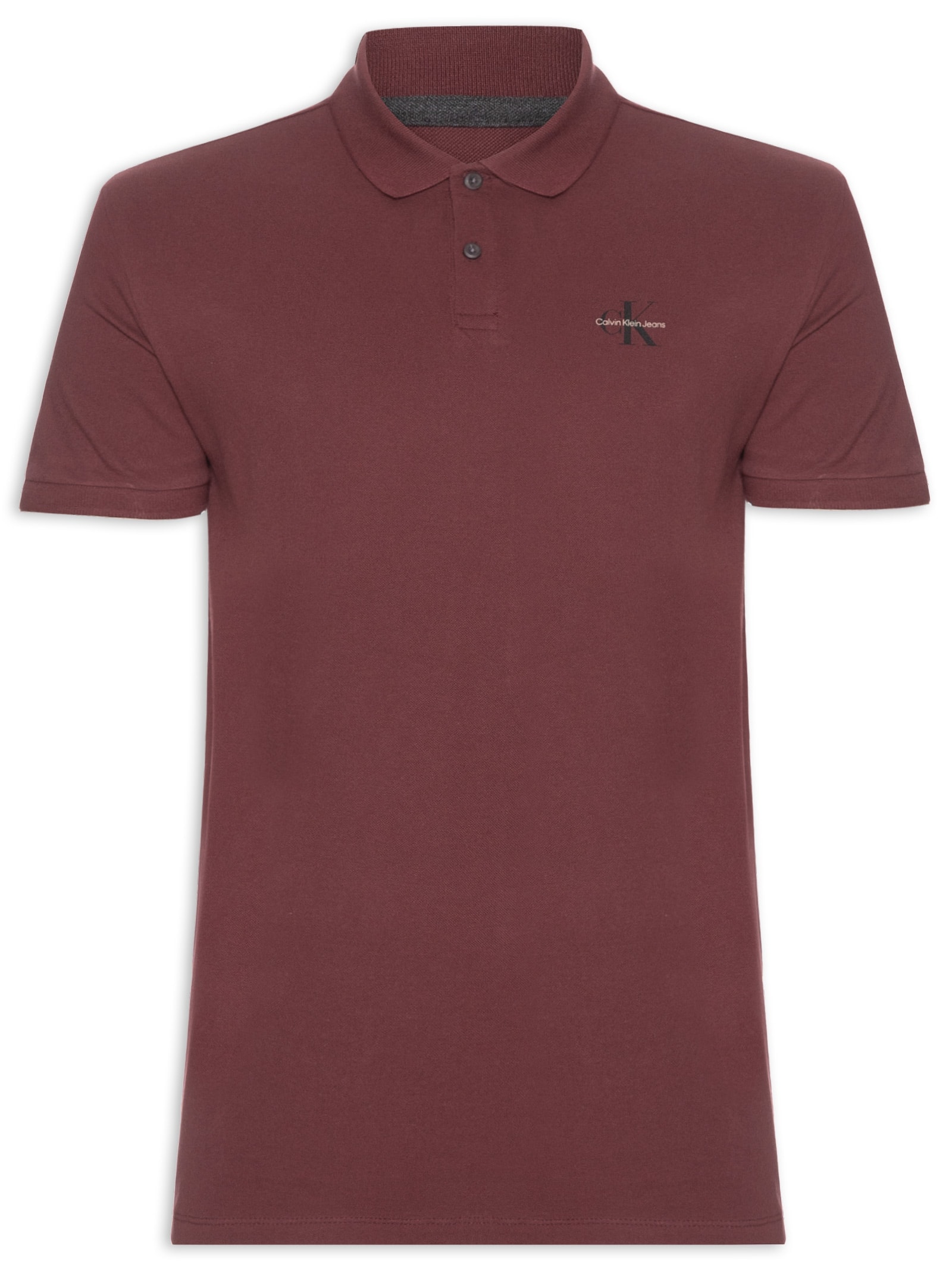 Polo Masculino Logo Re Issue Peit Vermelho Calvin Klein Jeans