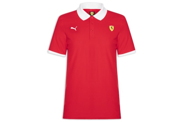 Polo Mc Scuderia Ferrari Piquet Masculina - Vermelho