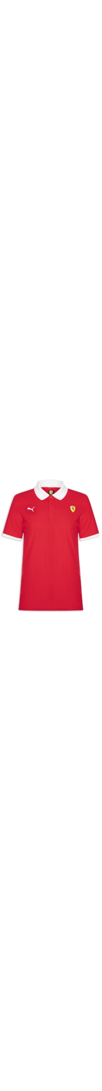 Polo Mc Scuderia Ferrari Piquet Masculina - Vermelho