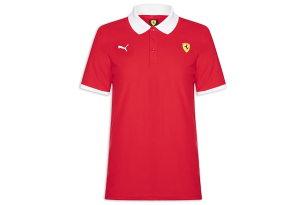 Polo Mc Scuderia Ferrari Piquet Masculina - Vermelho