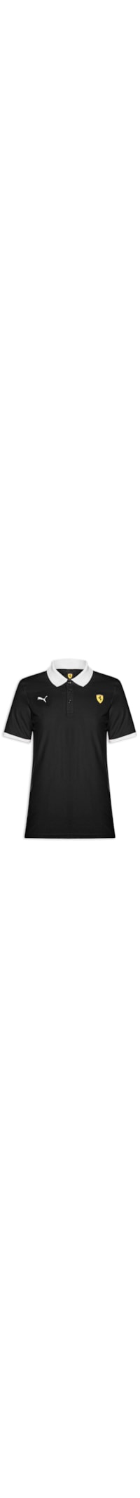 Polo Mc Scuderia Ferrari Piquet Masculina – Preto