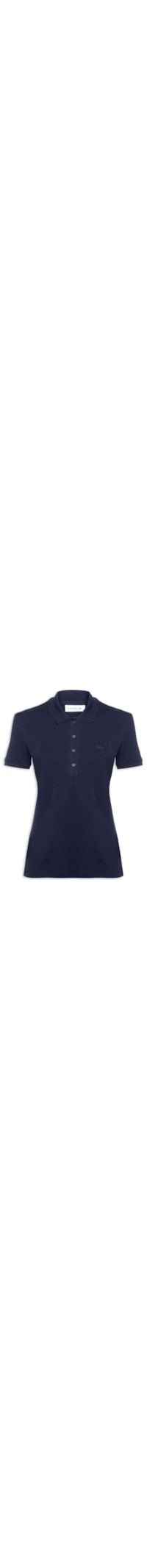 Polo Mini-Piqué Stretch Slim Fit L.12.D - Azul