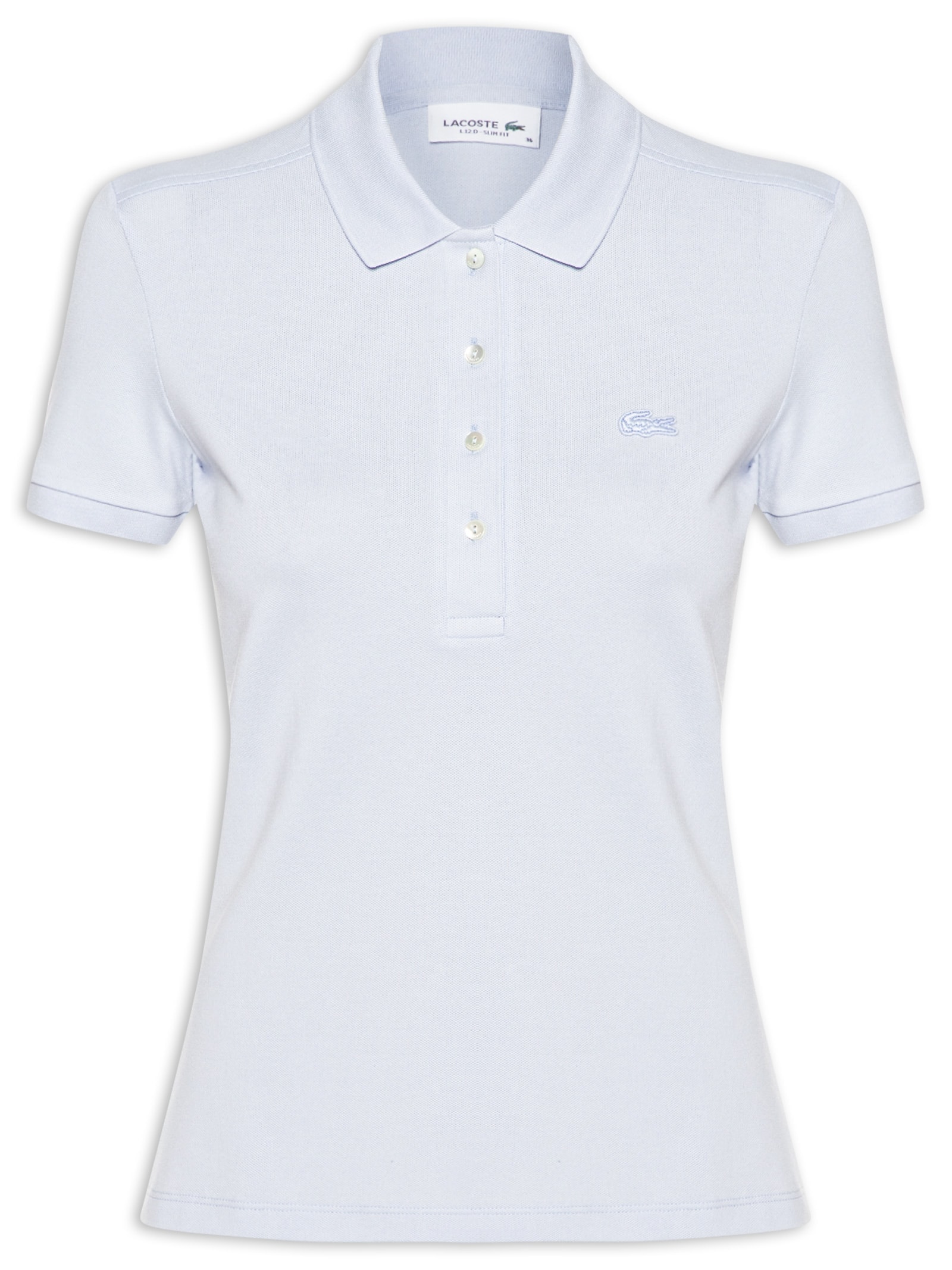 Polo Mini-Piqué Stretch Slim Fit L.12.D Azul Lacoste