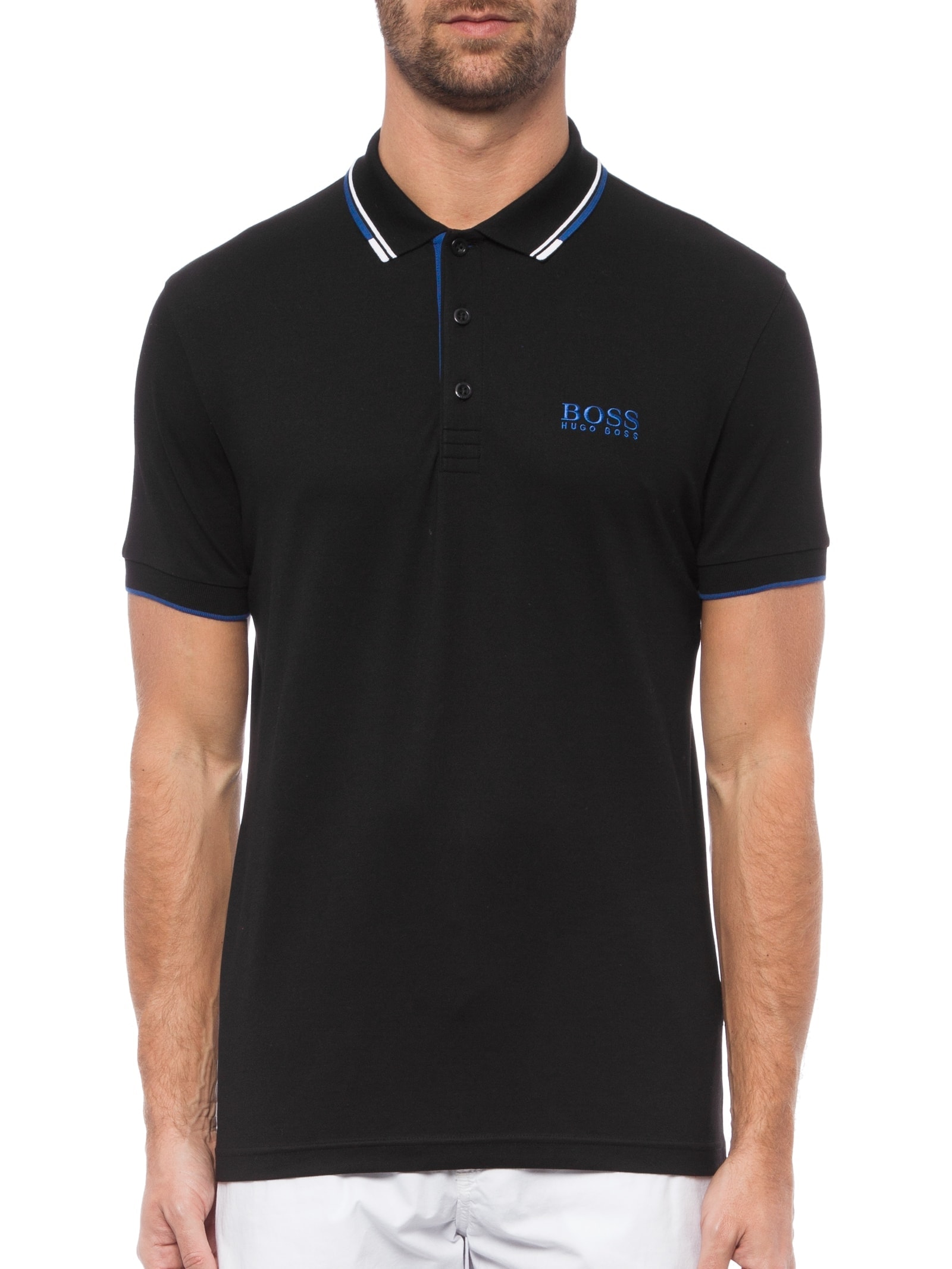 Pólo Paddy Pro 10226584 01 Preto Boss