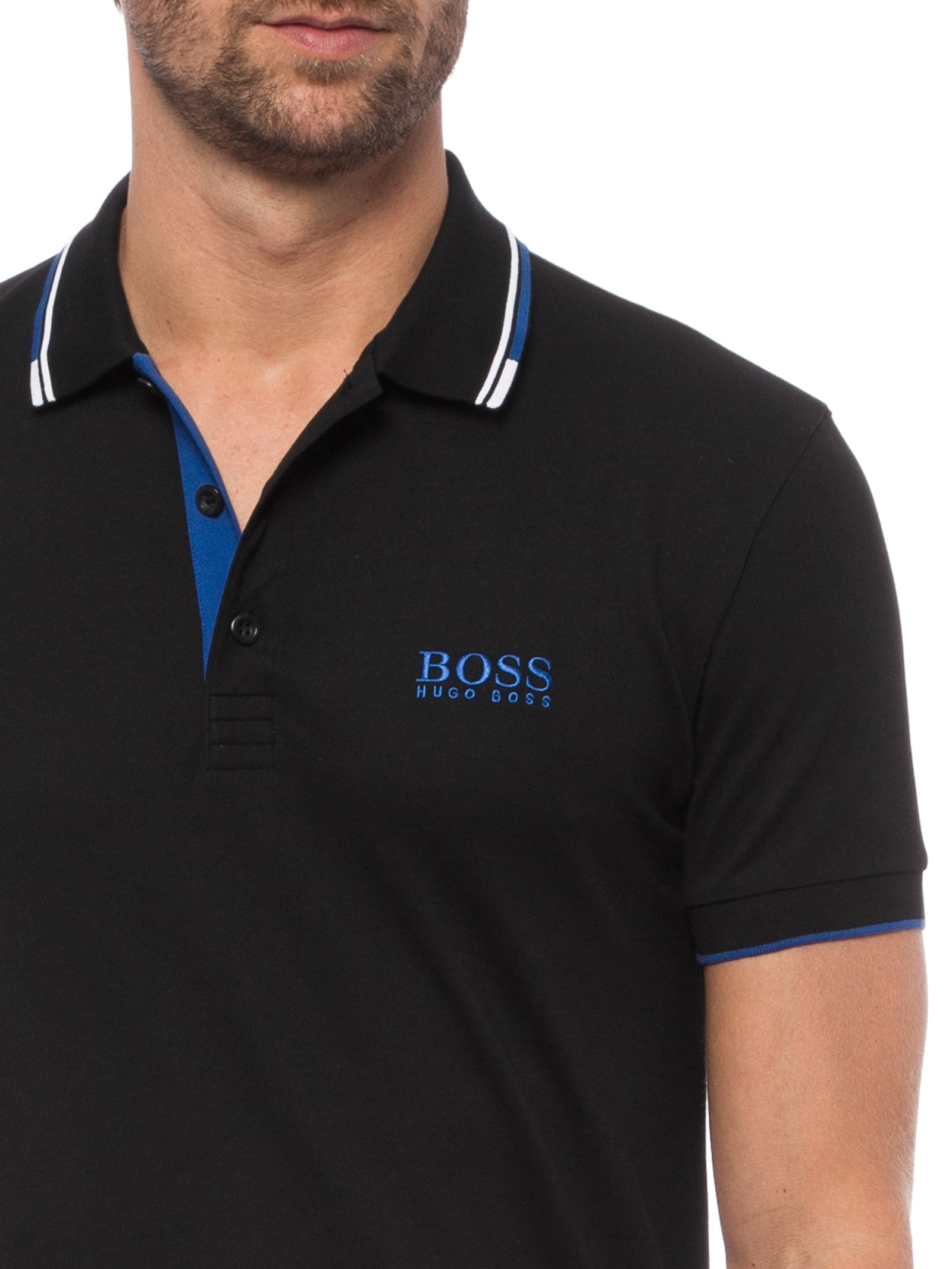 Pólo Paddy Pro 10226584 01 Preto Boss