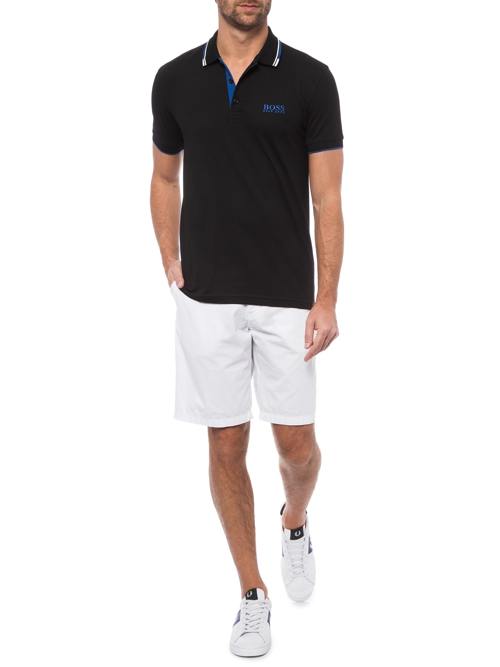 Pólo Paddy Pro 10226584 01 Preto Boss