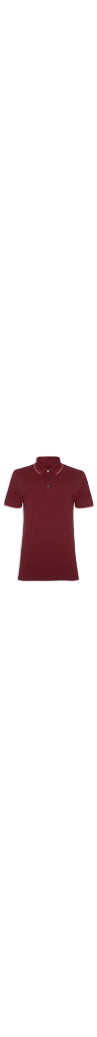 Polo Piquet Masculina Triple Short Classic - Vermelho