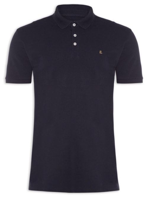 Polo Piquet Pima Continua – Azul