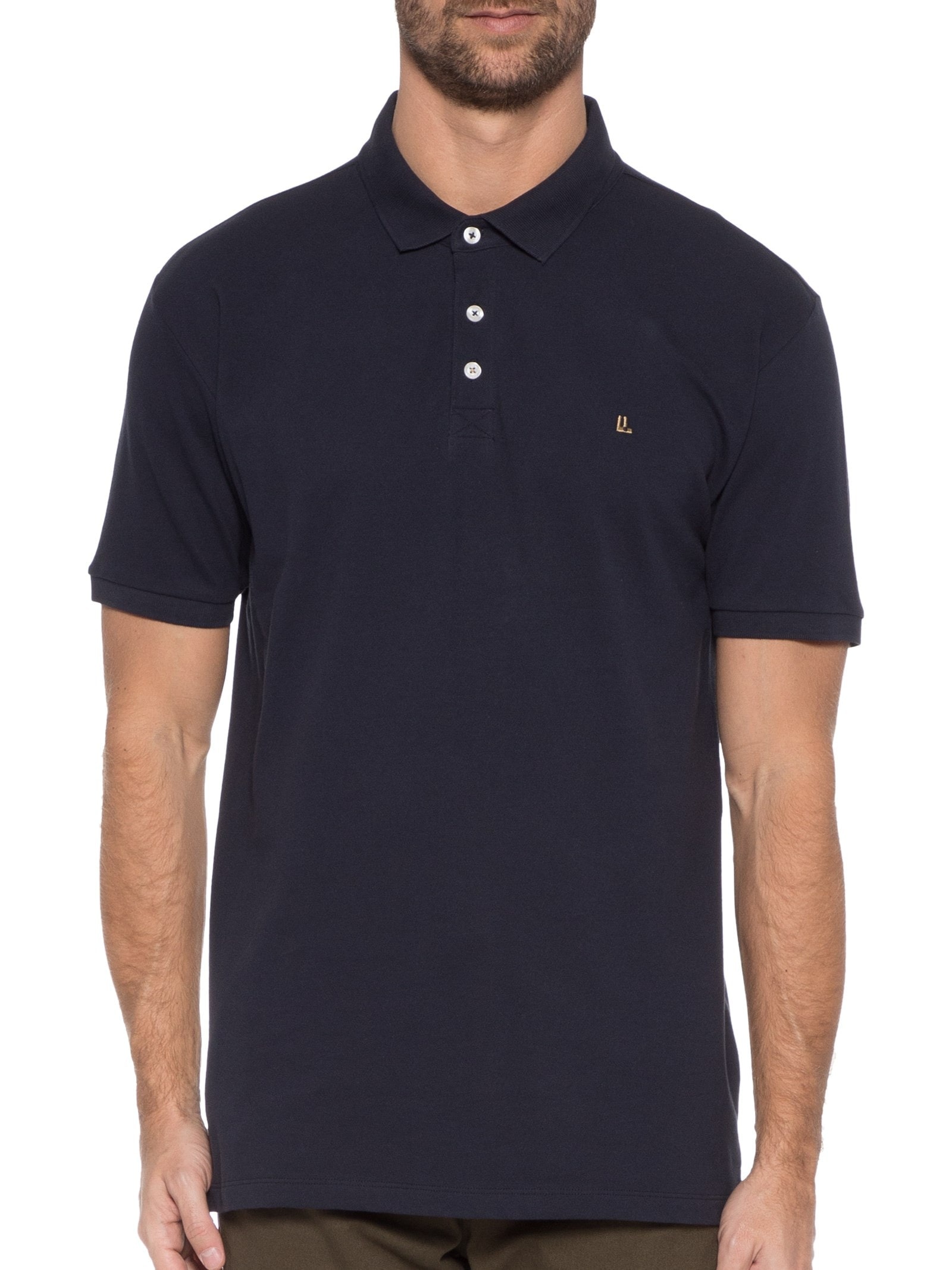 Polo Piquet Pima Continua Azul Foxton