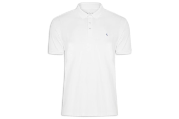 Polo Piquet Pima Continua - Branco
