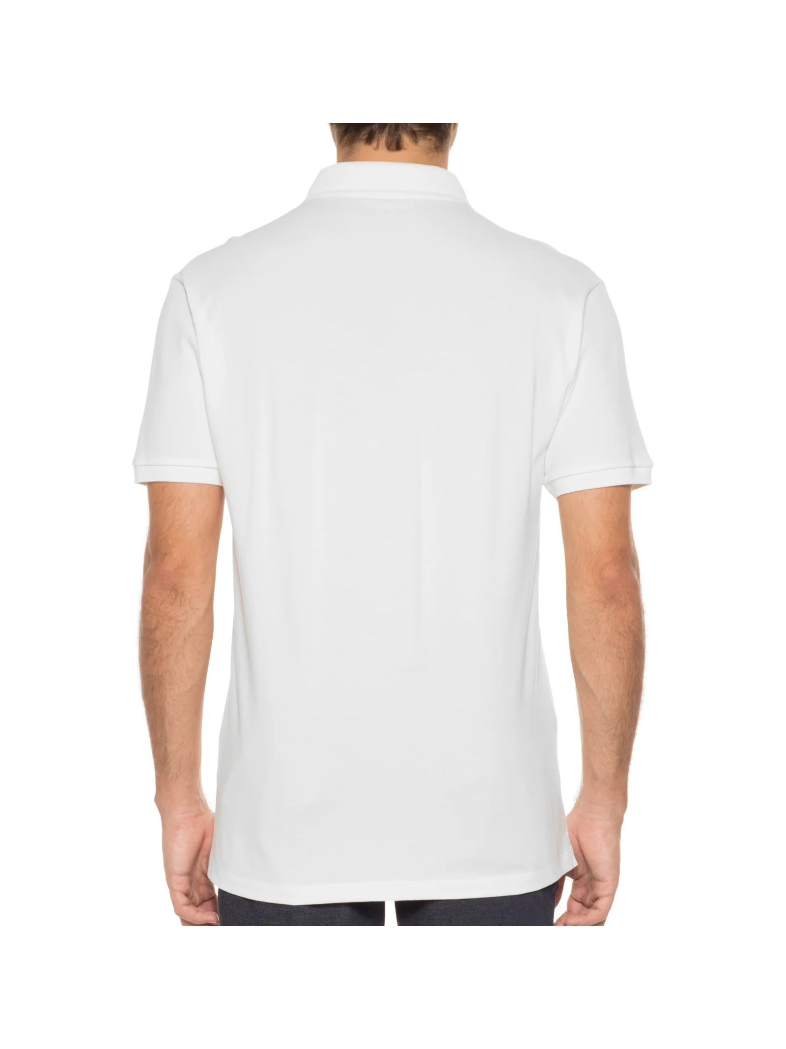 Polo Piquet Pima Continua Branco Foxton