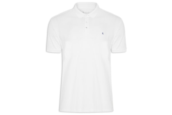 Polo Piquet Pima Continua - Branco
