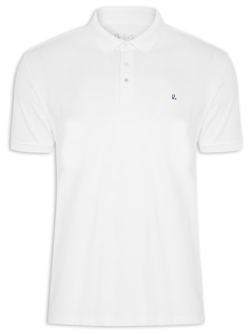 Polo Piquet Pima Continua - Branco