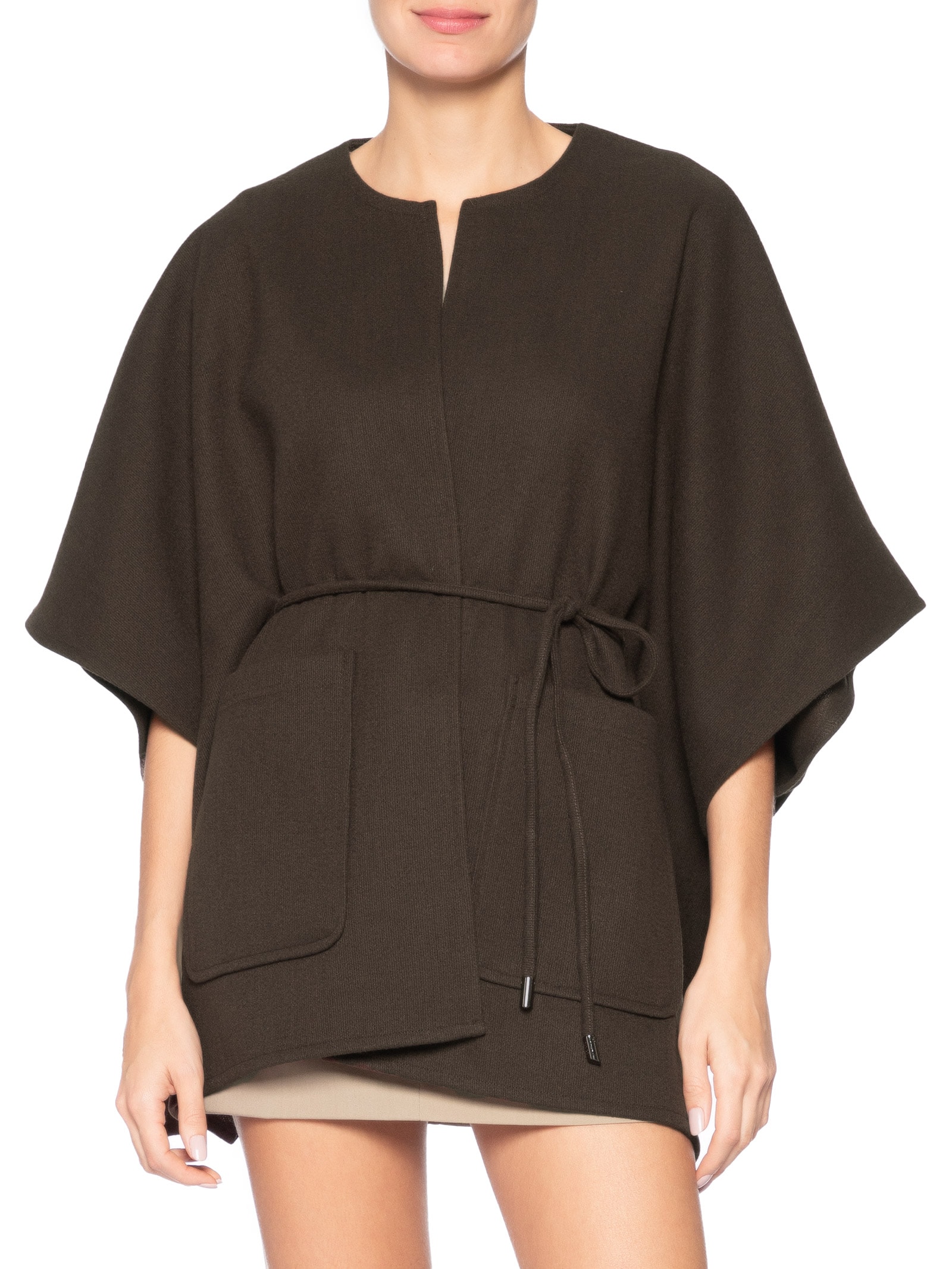 Poncho Feminino Ayo Marrom Le Lis