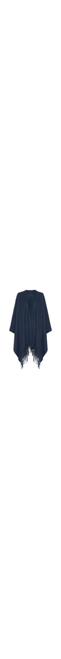 Poncho Feminino Camila Marinho - Azul