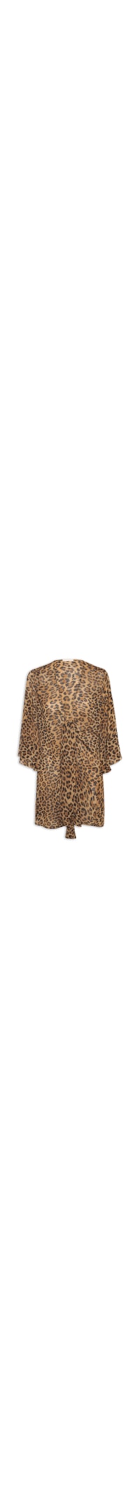 Poncho Feminino Isabelle - Animal Print