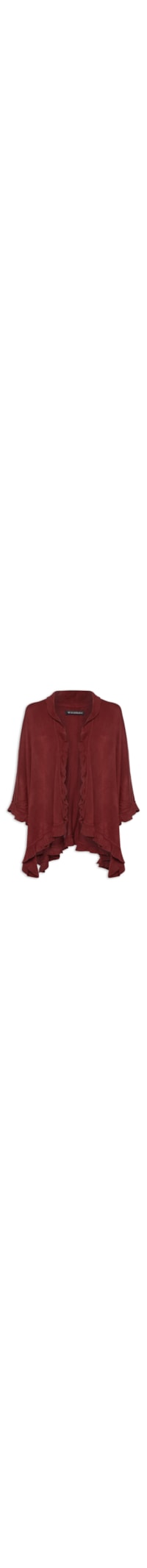 Poncho Feminino Macris - Vermelho