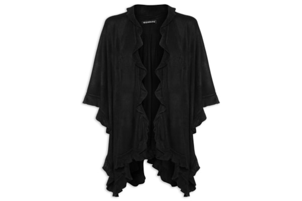 Poncho Feminino Macris – Preto