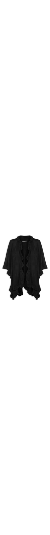 Poncho Feminino Macris – Preto