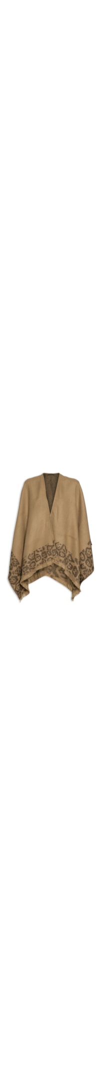 Poncho Feminino Maria - Bege