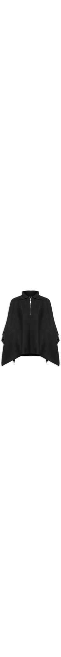 Poncho Feminino Paola - Preto