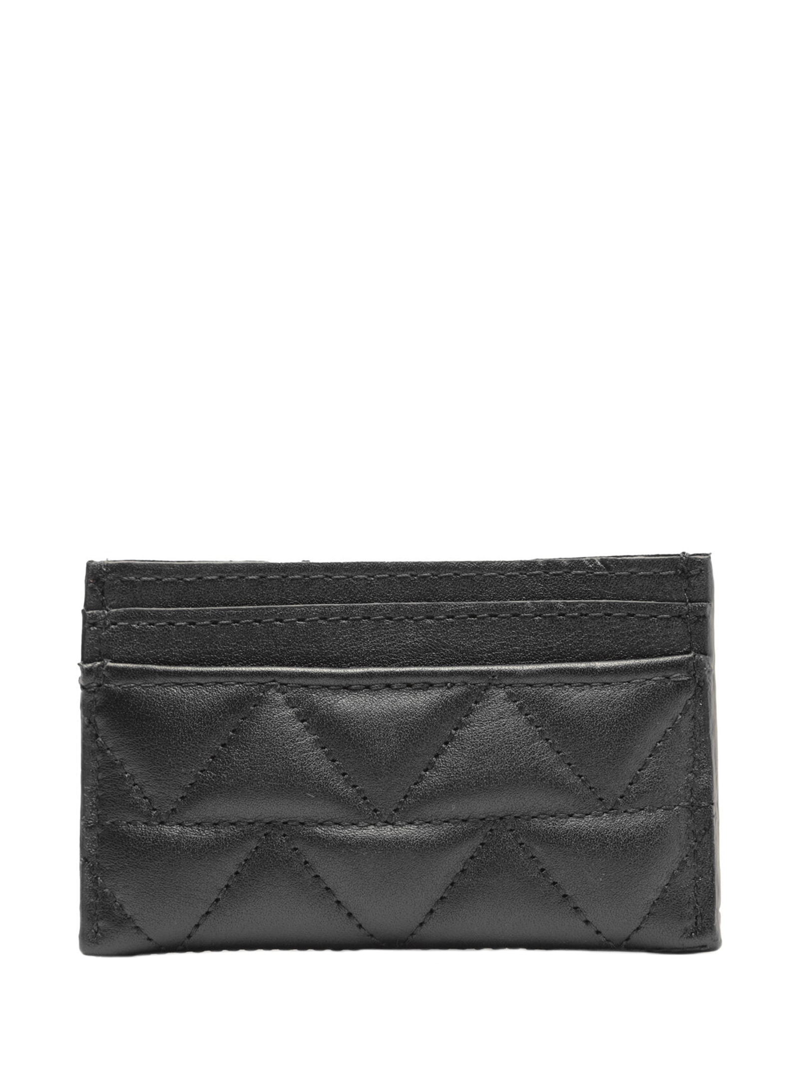 Porta Cartões Believe Couro Matelassê Preto Schutz