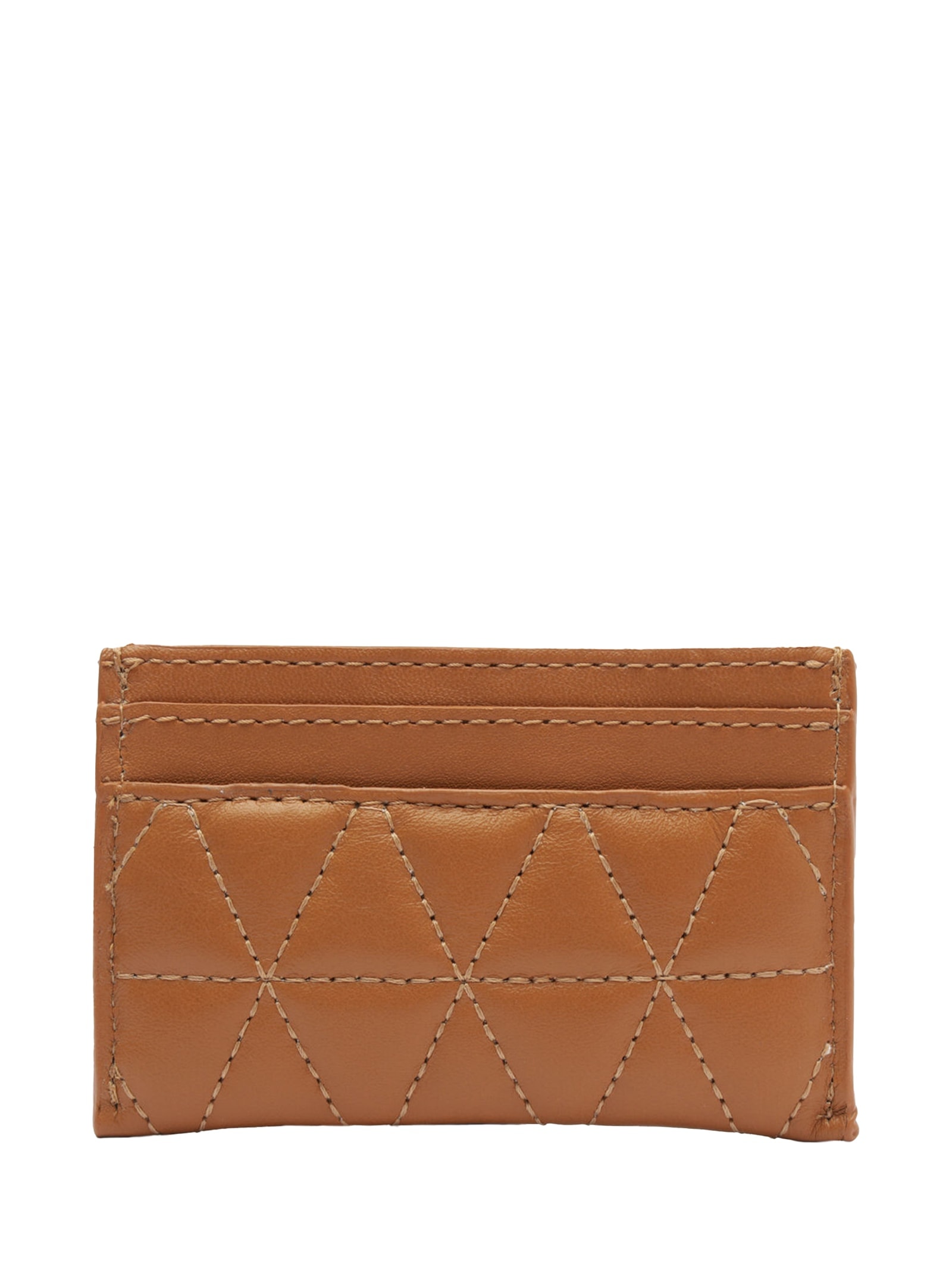 Schutz - Porta Cartões Feminino 944 Matelassê Couro - Marrom