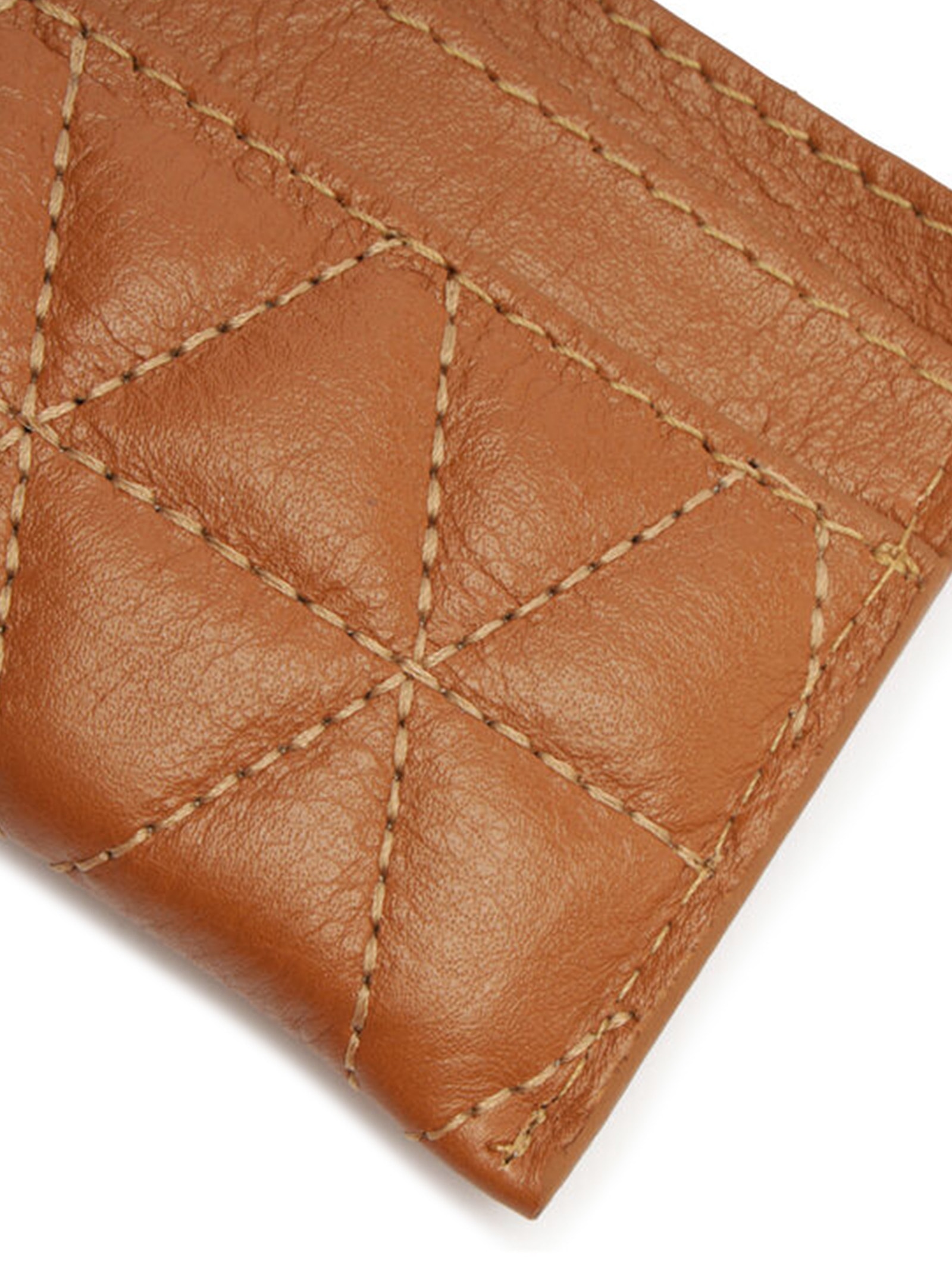 Schutz - Porta Cartões Feminino 944 Matelassê Couro - Marrom