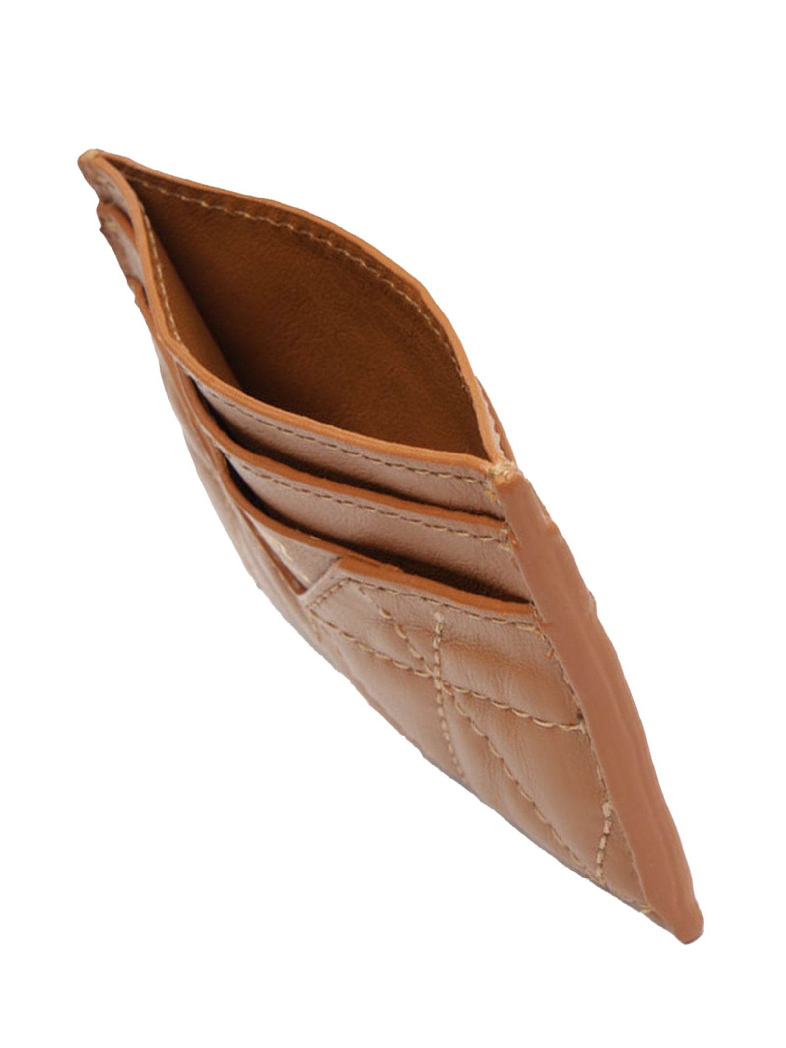 Schutz - Porta Cartões Feminino 944 Matelassê Couro - Marrom