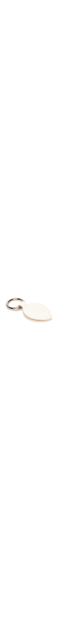 Porta Chapéu Texturizado Em Couro - Off White