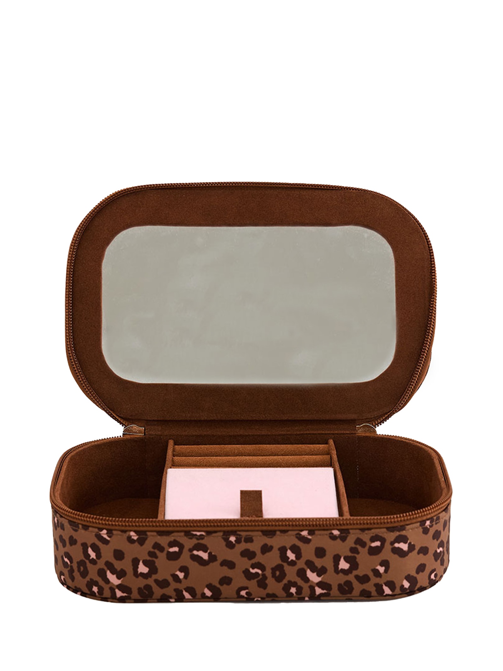 Porta Joia Feminino Onça Bandana Caramelo Animal Print Farm Etc